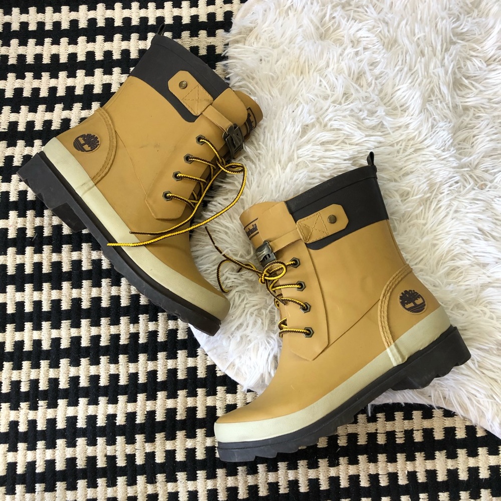 timberland wellfleet rubber rain boots